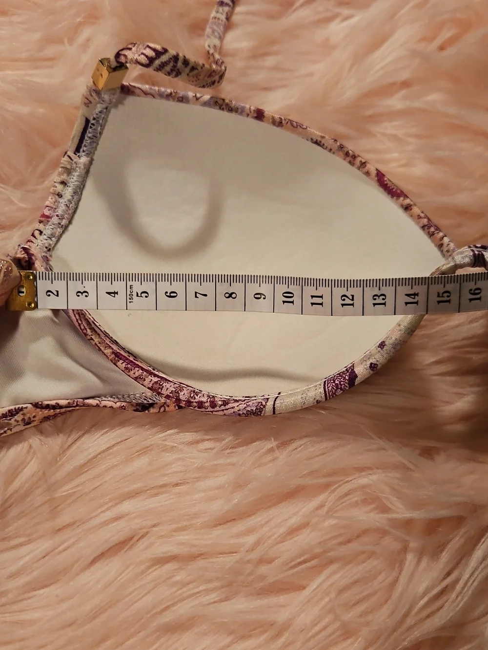 Victoria's Secret 2014 Gold Toggle Paisley Bikini